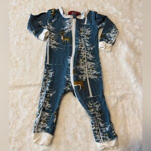 MilkBarn Forest Deer Kids Footie